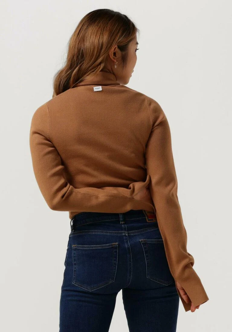PENN & INK camel penn & ink coltrui coll neck
