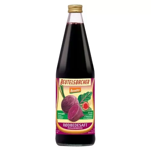 Rødbedesaft Mælkesyregæret Ø - 750 ml.
