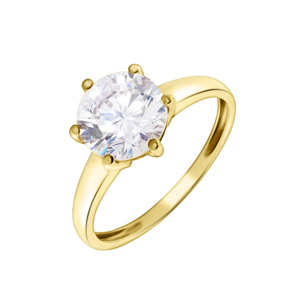 Solitaire Or Jaune Poeninus Oxyde