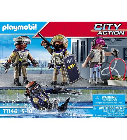Playmobil City Action - SWAT-Figurs?t - 71146 - 37 Dele