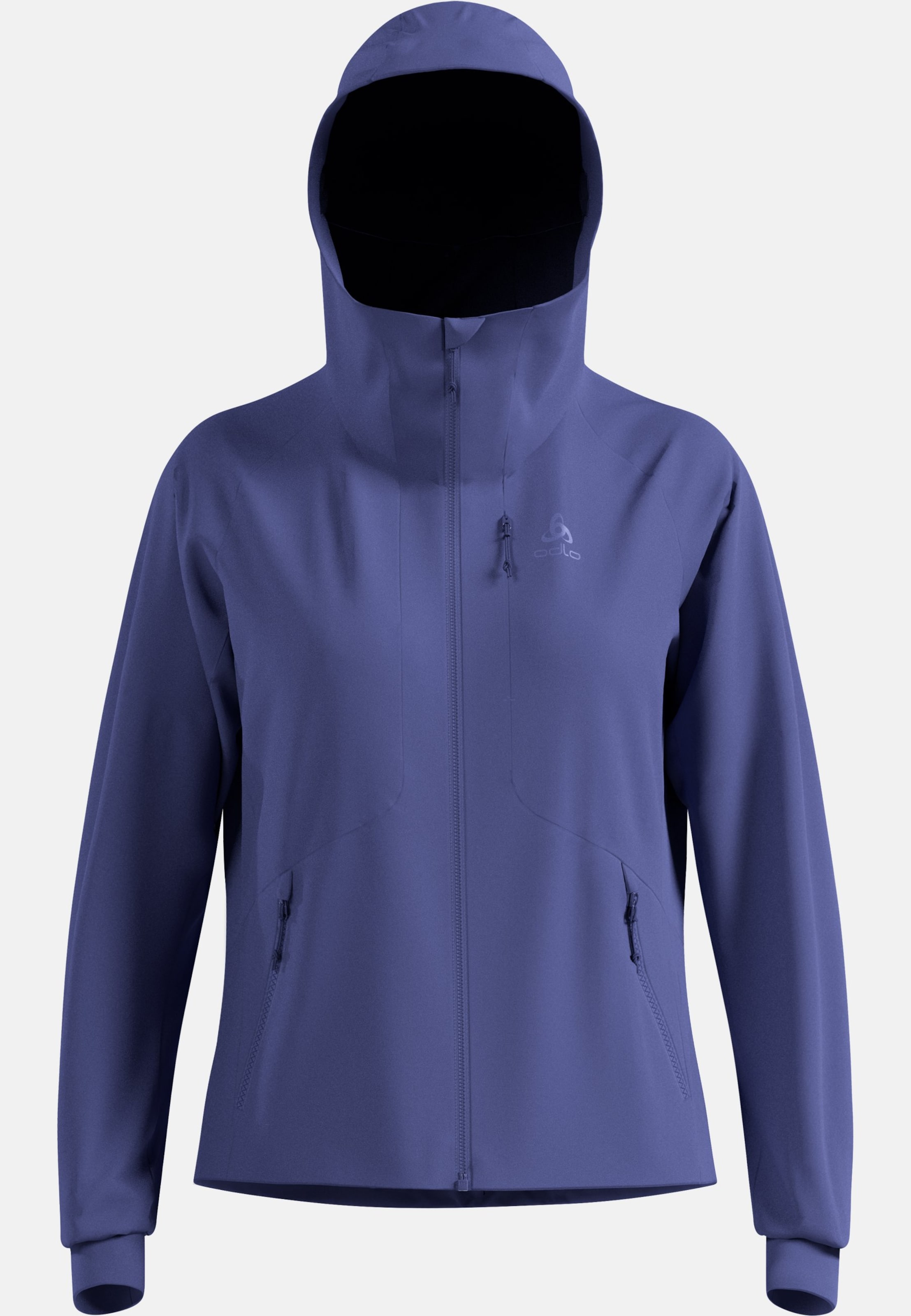 Winddichte Zeroweight X-Warm Langlaufjacke in Skipper Blue