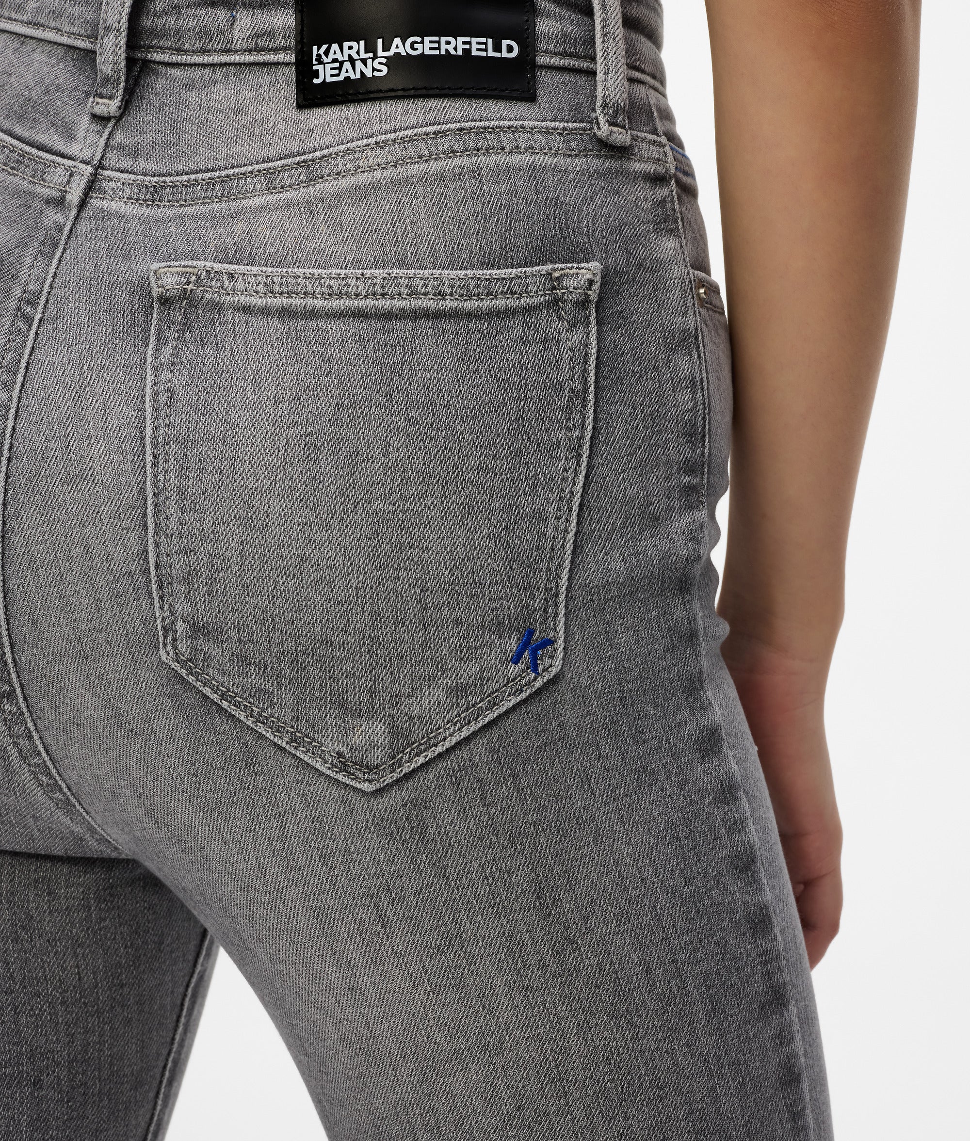Skinny jeans met hoge taille