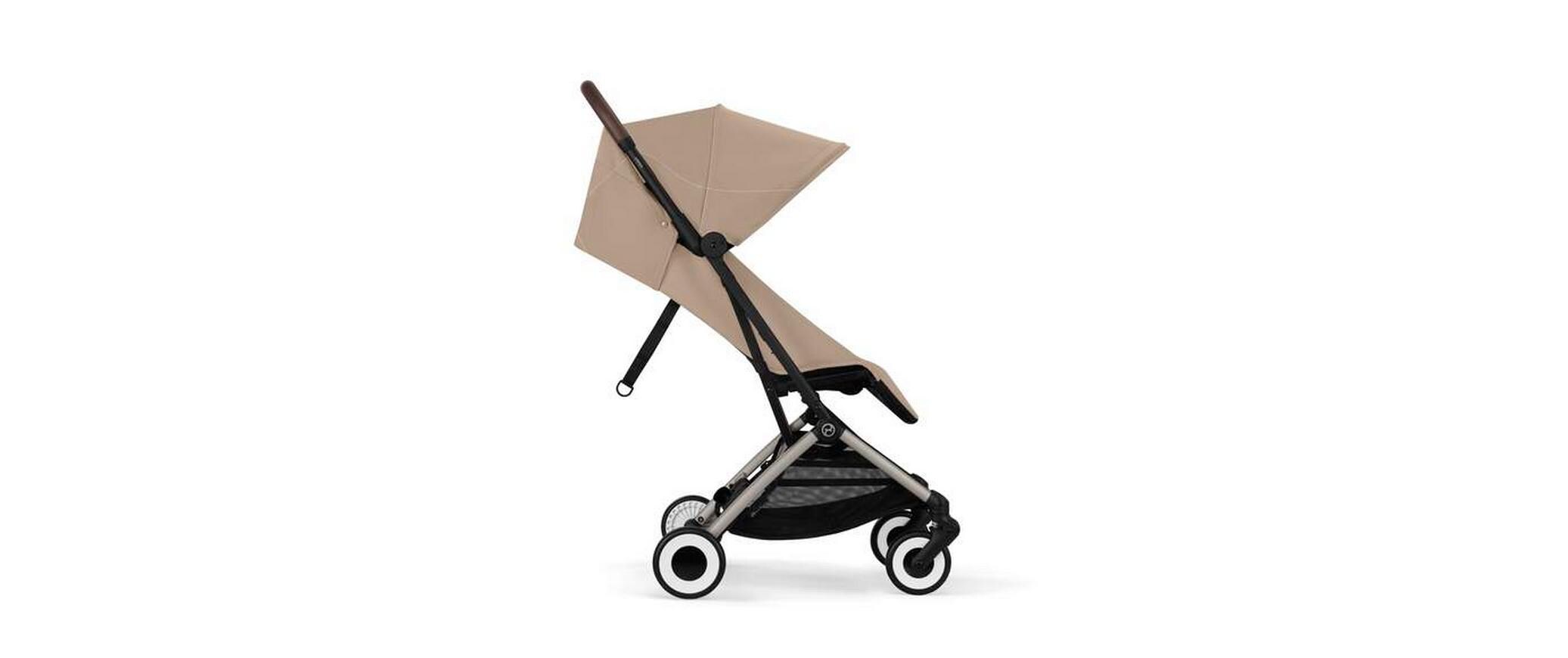 Buggy Orfeo Almond Beige<br>Kompakter Reisebuggy mit Handgepäckmasse