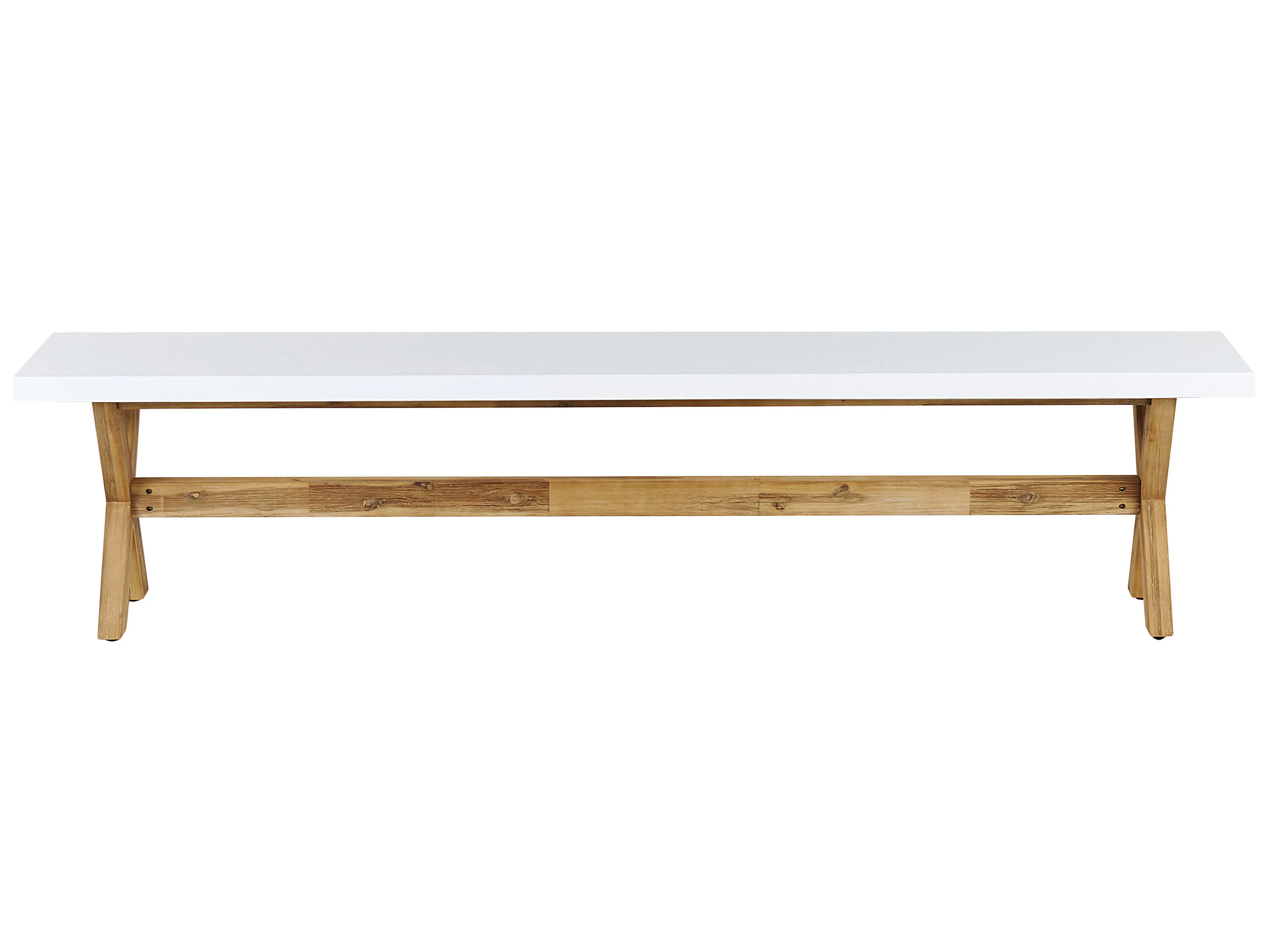 Tuinbank OLBIA 200 cm Beton Wit