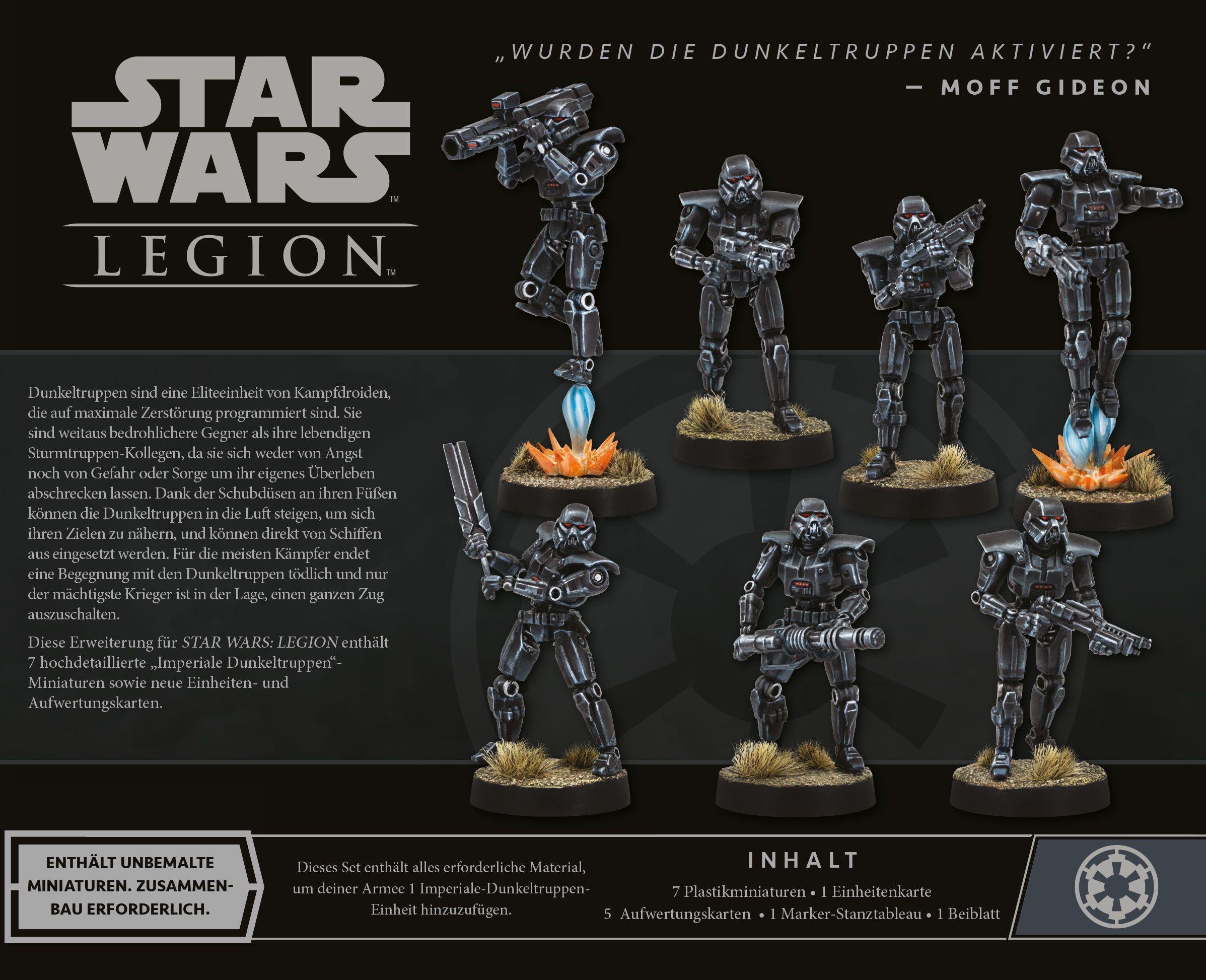 Star Wars: Legion  Imperiale Dunkeltruppen