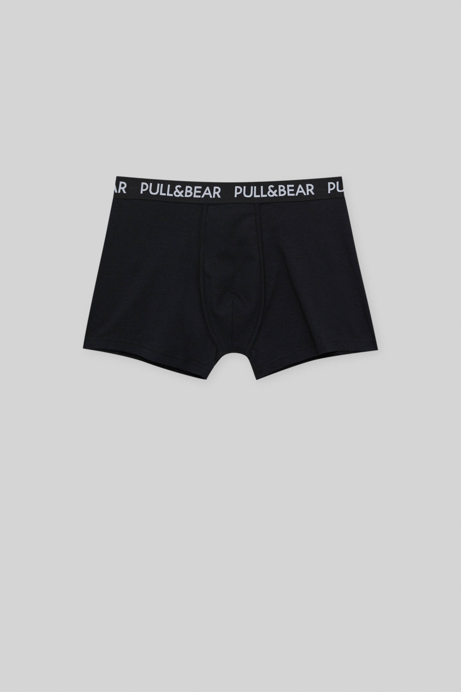 Conjunto de 3 cuecas boxer com cós vermelho - Variadas