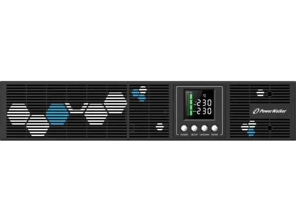 BlueWalker PowerWalker VI 2000 RLP - UPS - 1800 Watt - 2000 VA - 9 Ah - RS-232, USB - Udgangsporte: 8 - 2U (10121192)