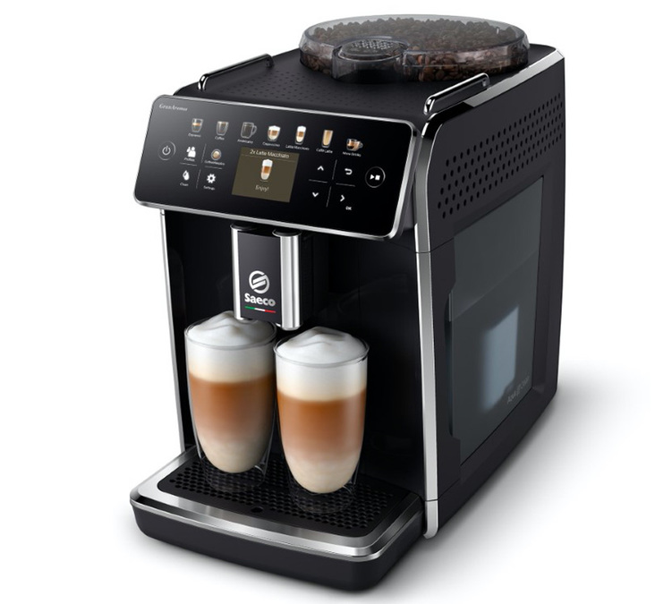 Saeco Gran Aroma SM6580/00 Noir Laqué - Pack Zen Garantie 3 ans Coloris:Noir