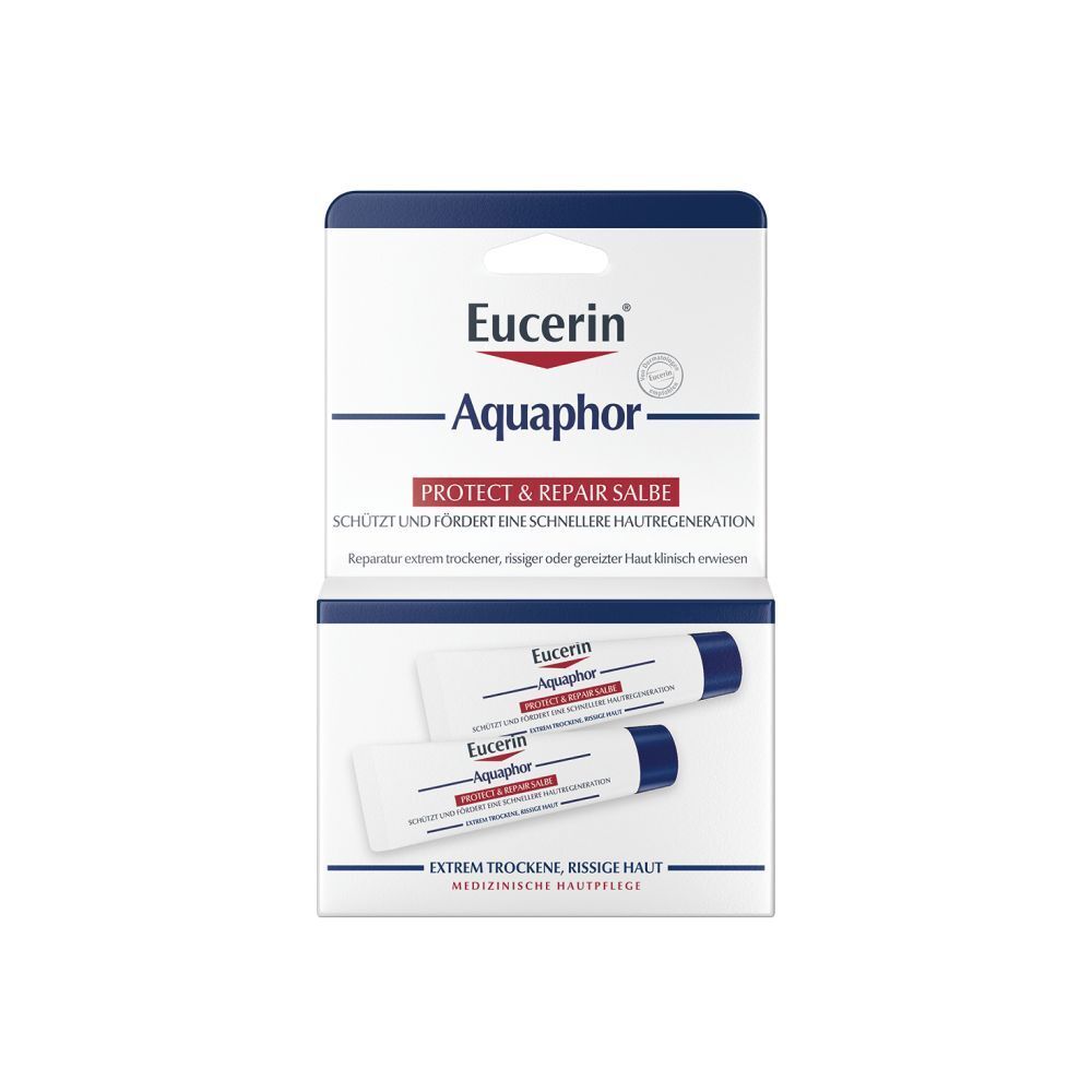 Eucerin® Aquaphor Protect & Repair Salbe – Schützt & pflegt stark beanspruchte Haut – Unterstützt die Hautregeneration
