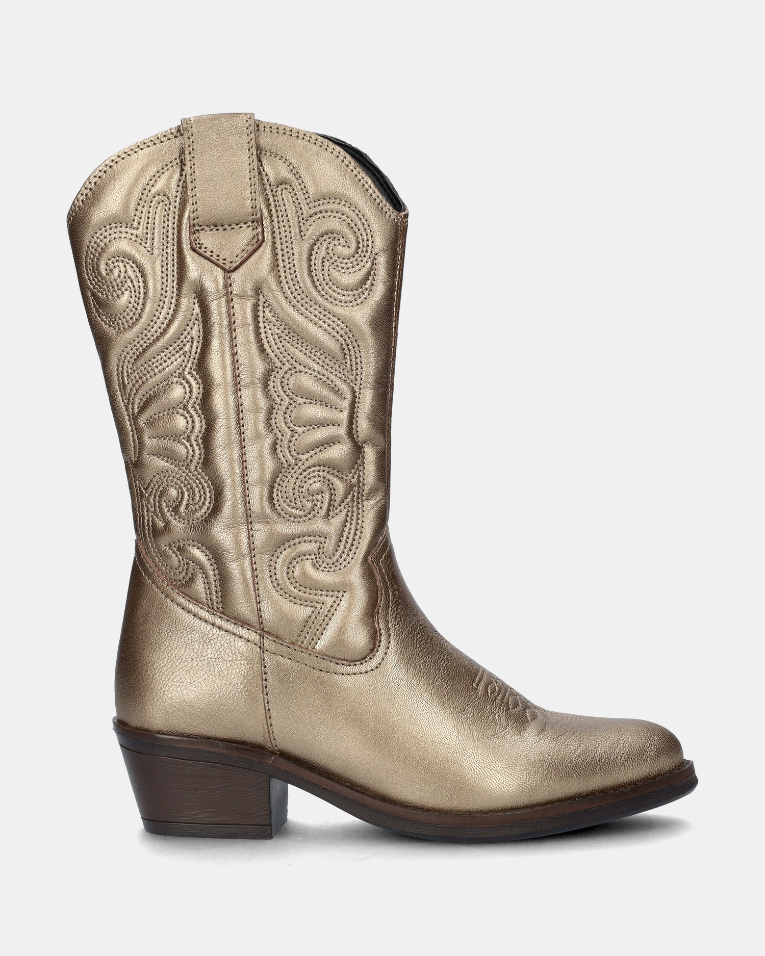 Nelson Cowboylaarzen  - goud