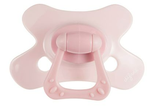 Difrax Fopspeen Natural 6  Maanden SE Pink Opal 1ST