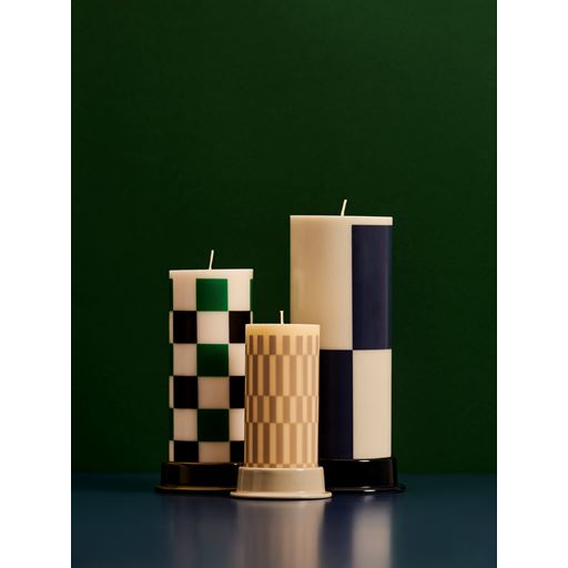 HAY Column Stearinlys, Cream & Sand
