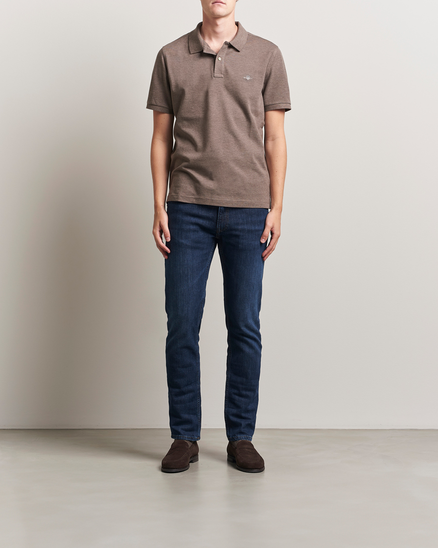 GANT Regular Fit Jeans Dark Blue Worn In