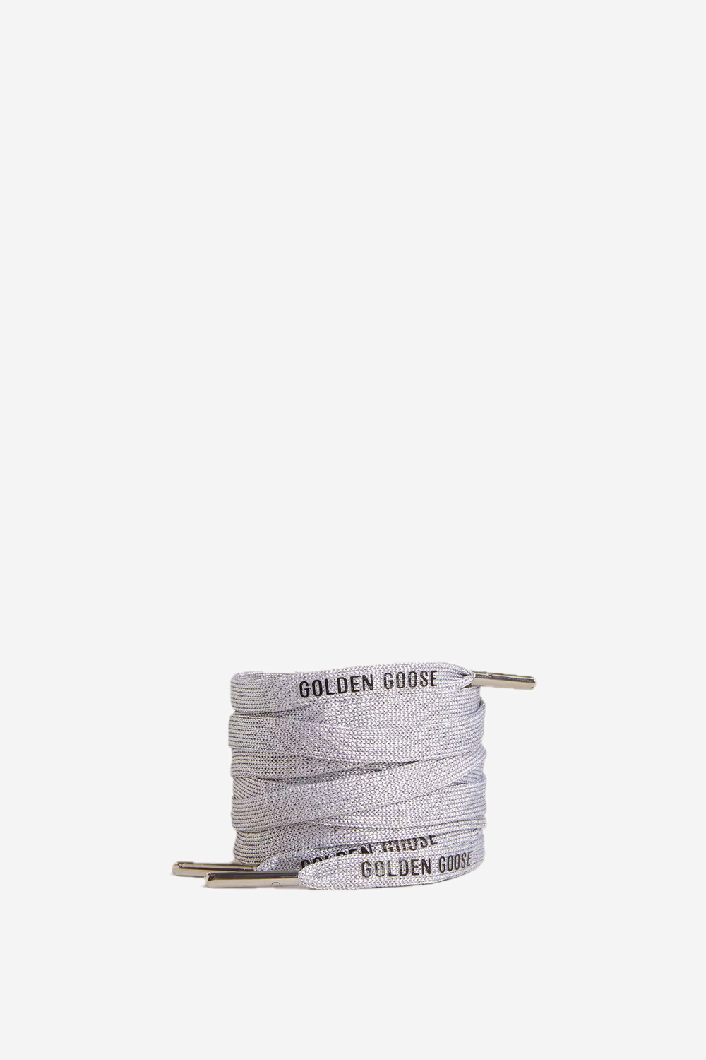 Kit lurex contrasting black logo laces