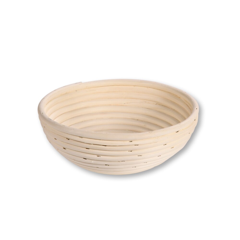 Gärkörbchen mit Stoffeinlage Rattan - Rund/Klein