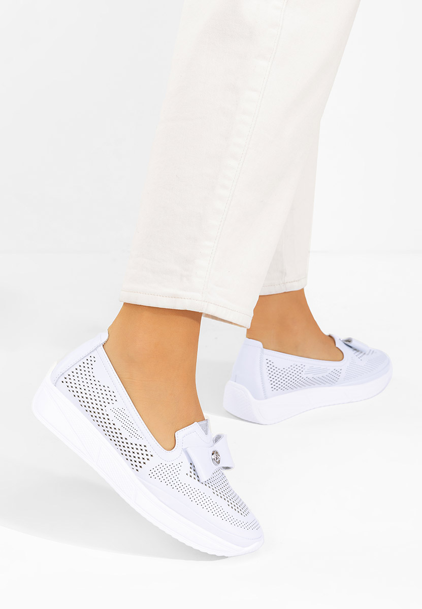 Chaussures casual femme blancs Irvesa