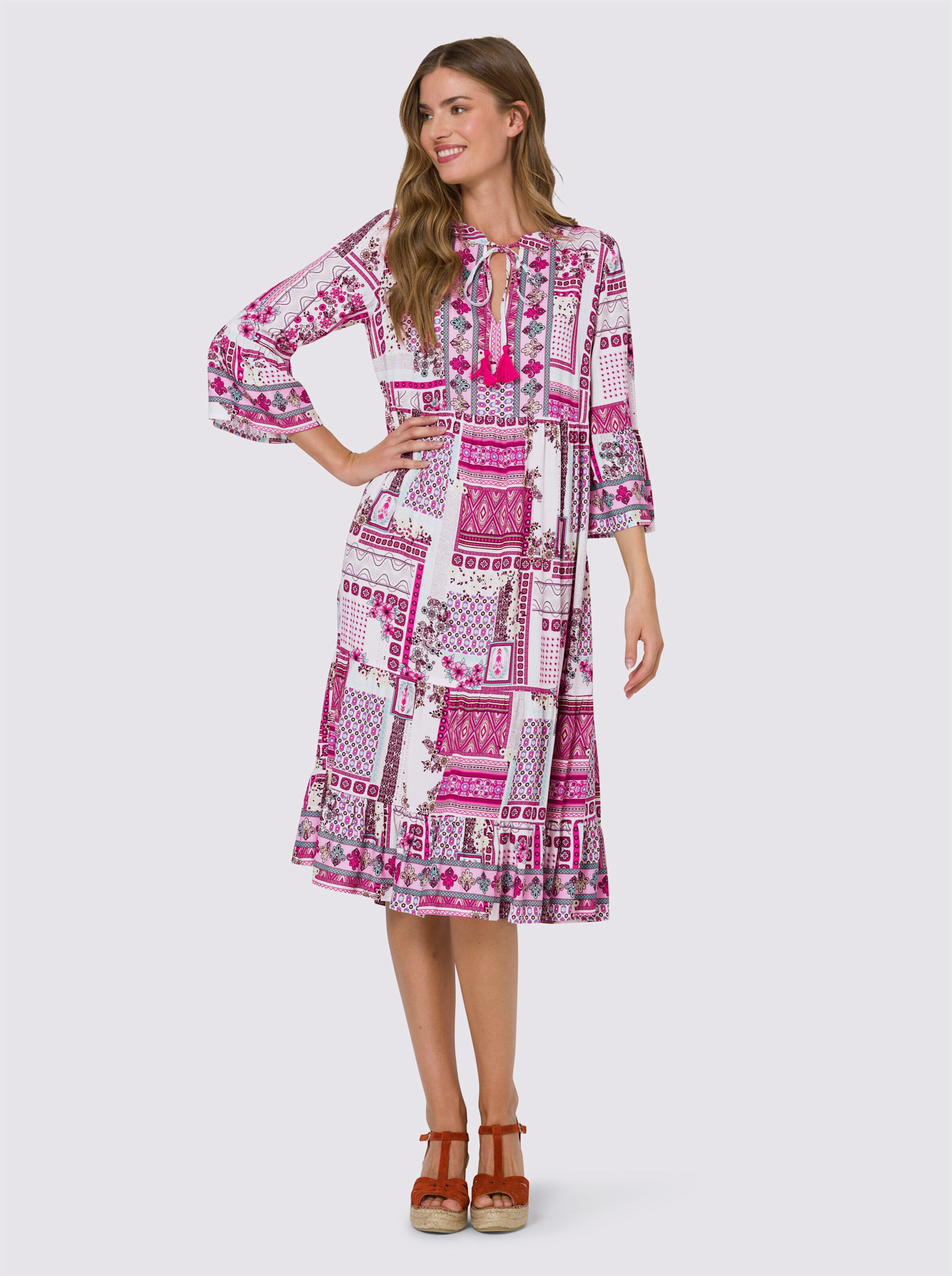 Druck-Kleid