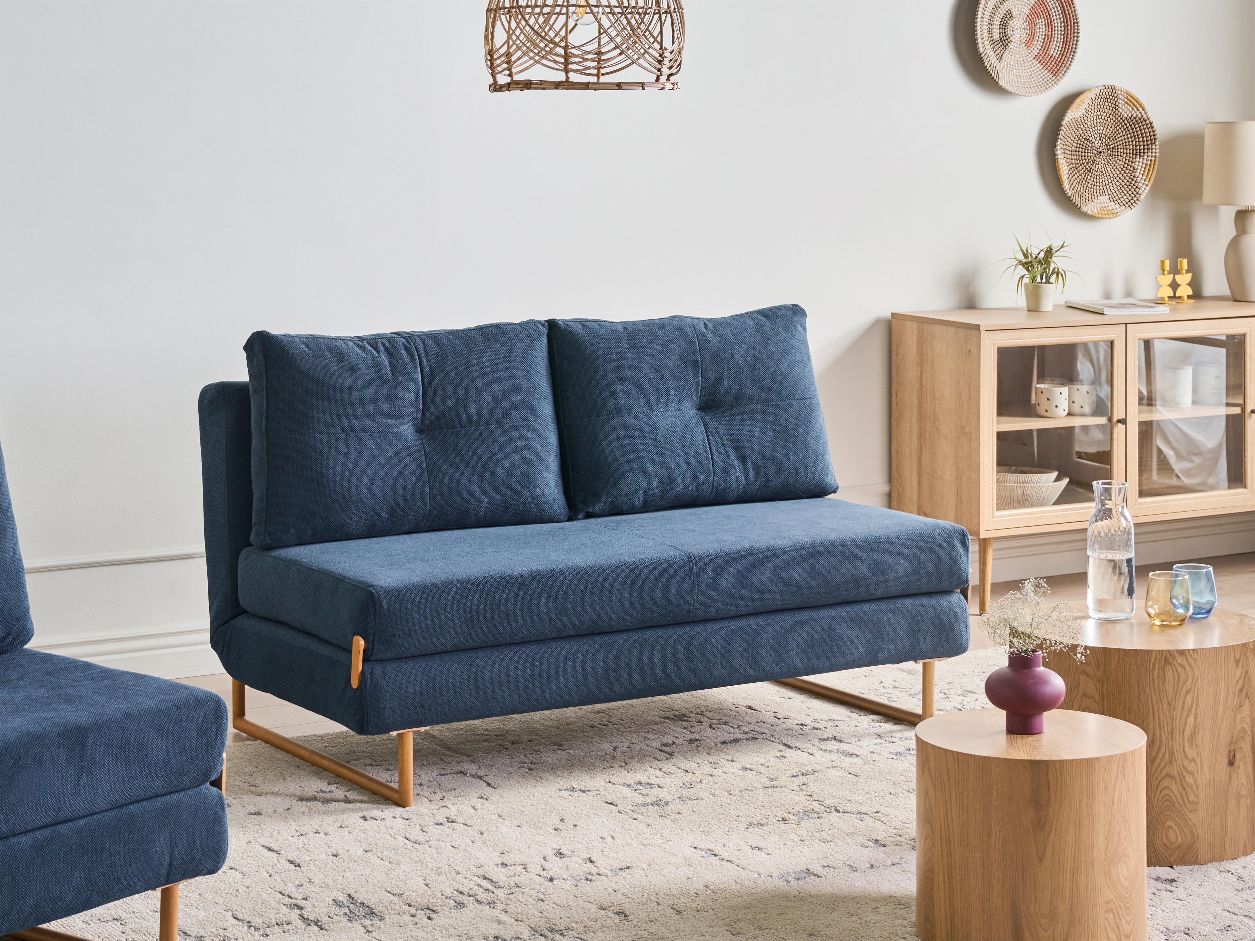 Bankenset 6-zits JERSLEV Stof Blauw