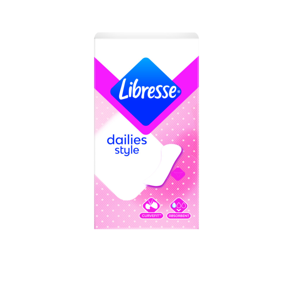 Libresse Inlegkruisjes Normaal Zwart30 stuks