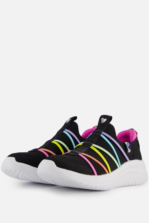 Skechers Sneakers zwart Textiel
