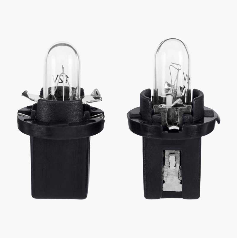 Glødepære BAX8.5d, 12 V, 1,2 W, 2 stk.