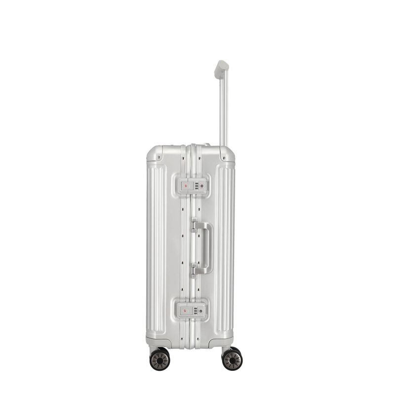 Valise rigide Next Aluminium 67 cm Argent