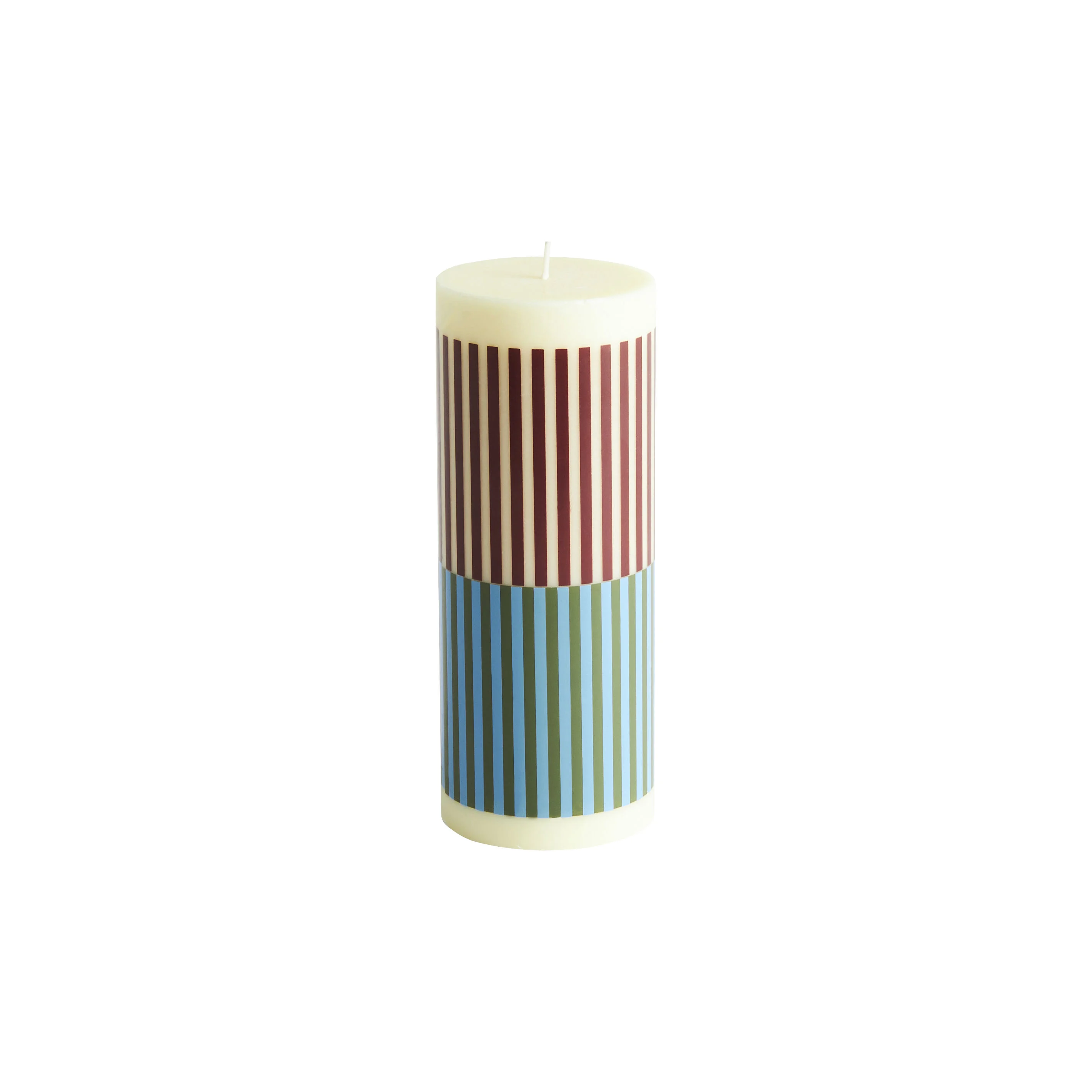 COLUMN - Bougie bloc cire | Marron
