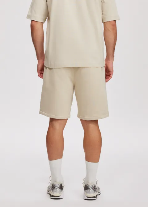Oversized korte broek off-white (ECRU)