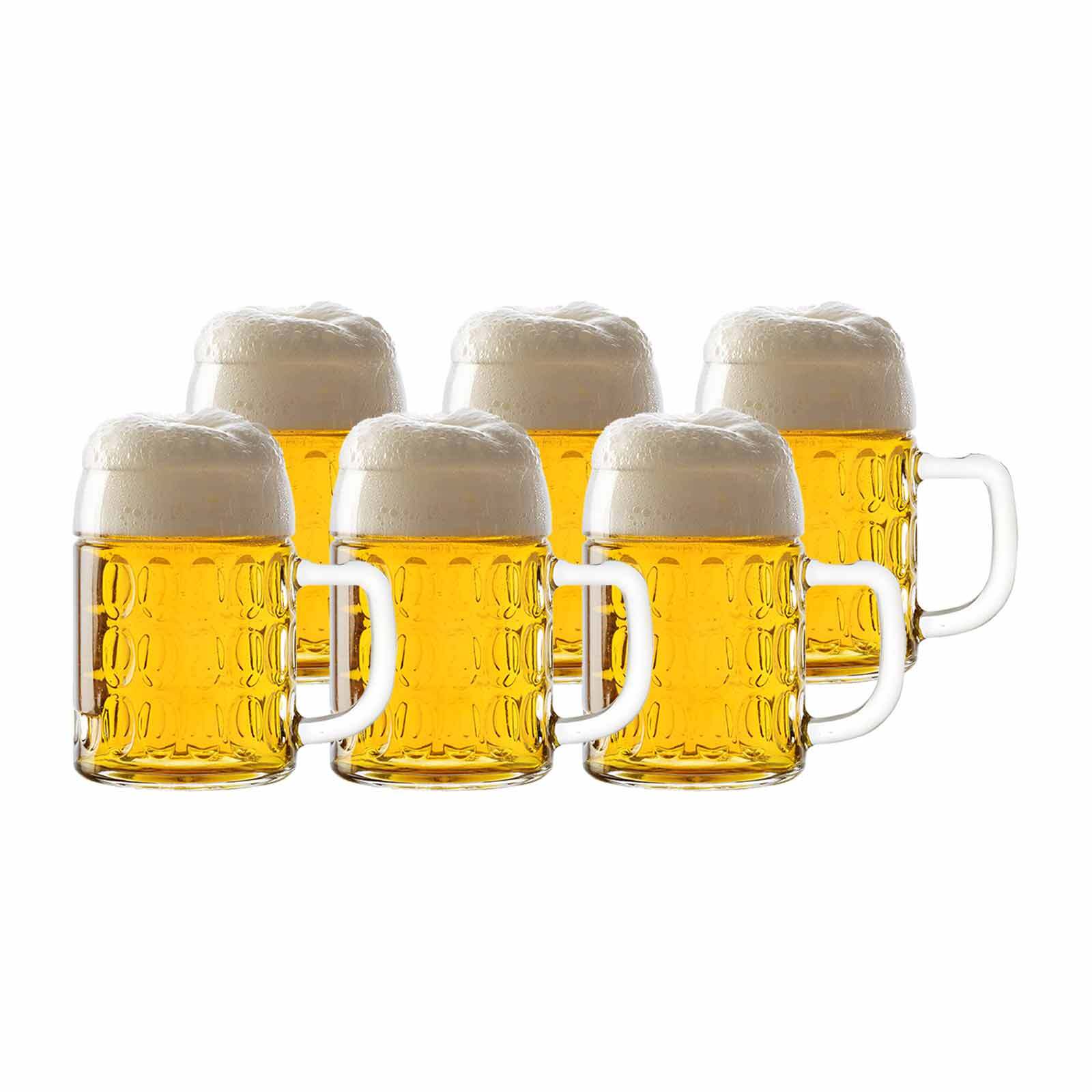 Stölzle Lausitz Bierkrüge Kaiser 0,3 Liter 6er Set