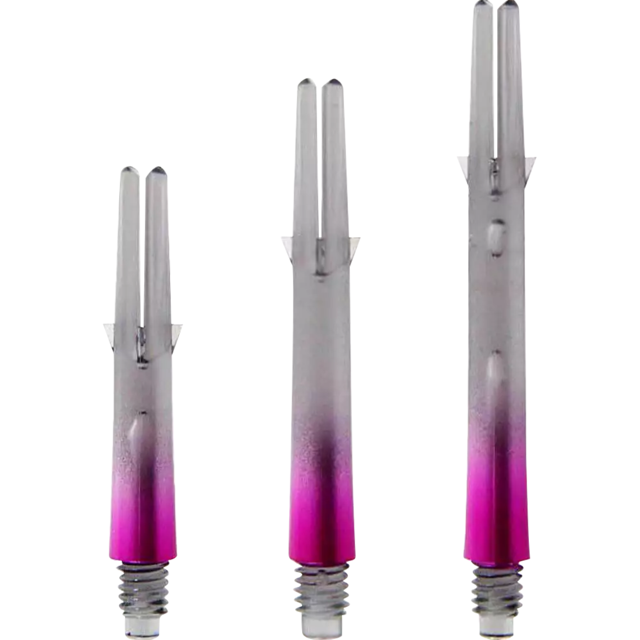L-Style - L-Shaft Lock Straight TwoTone - Schwarz Klar Pink