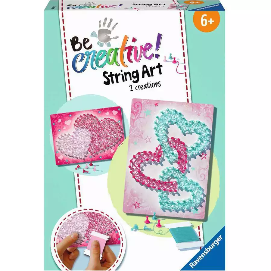 Ravensburger BeCreative String Art Heart bunt