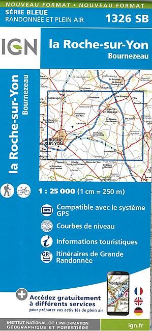 IGN - 1326 SB LA ROCHE SUR YON 1 25 000