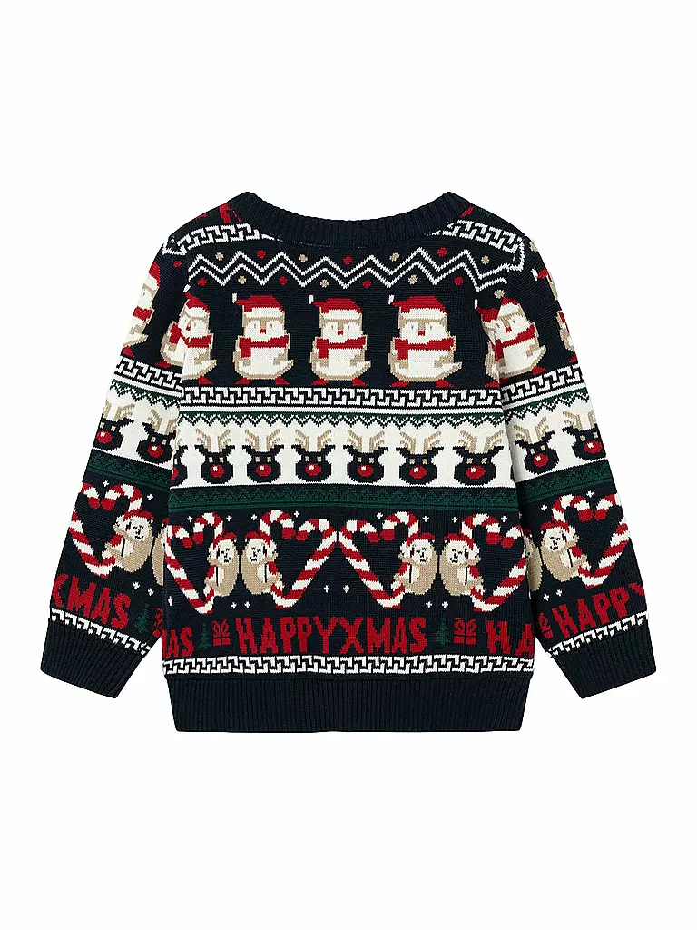 NAME IT Jungen Pullover NMNRILLE dunkelblau