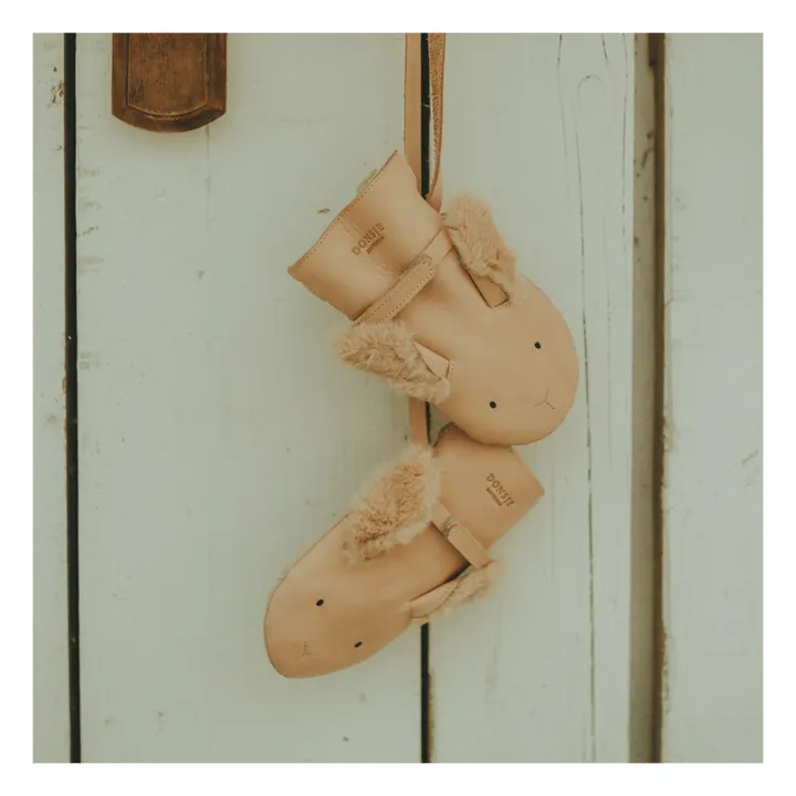 Donsje Moufles Kapi Lapin Des Neiges | Rose