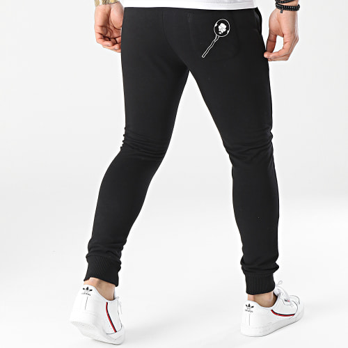 Pantalon Jogging Confiserie Noir Blanc