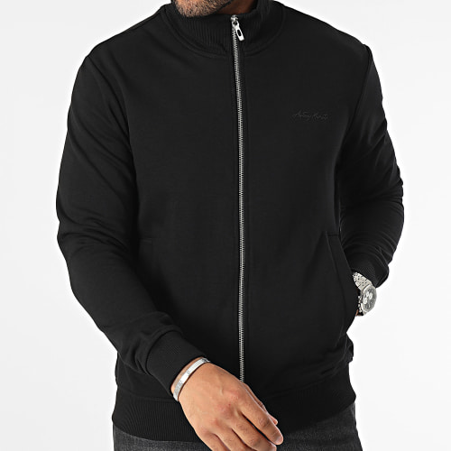 Sweat Col Montant Zippé Fleece MMFL00959 Noir