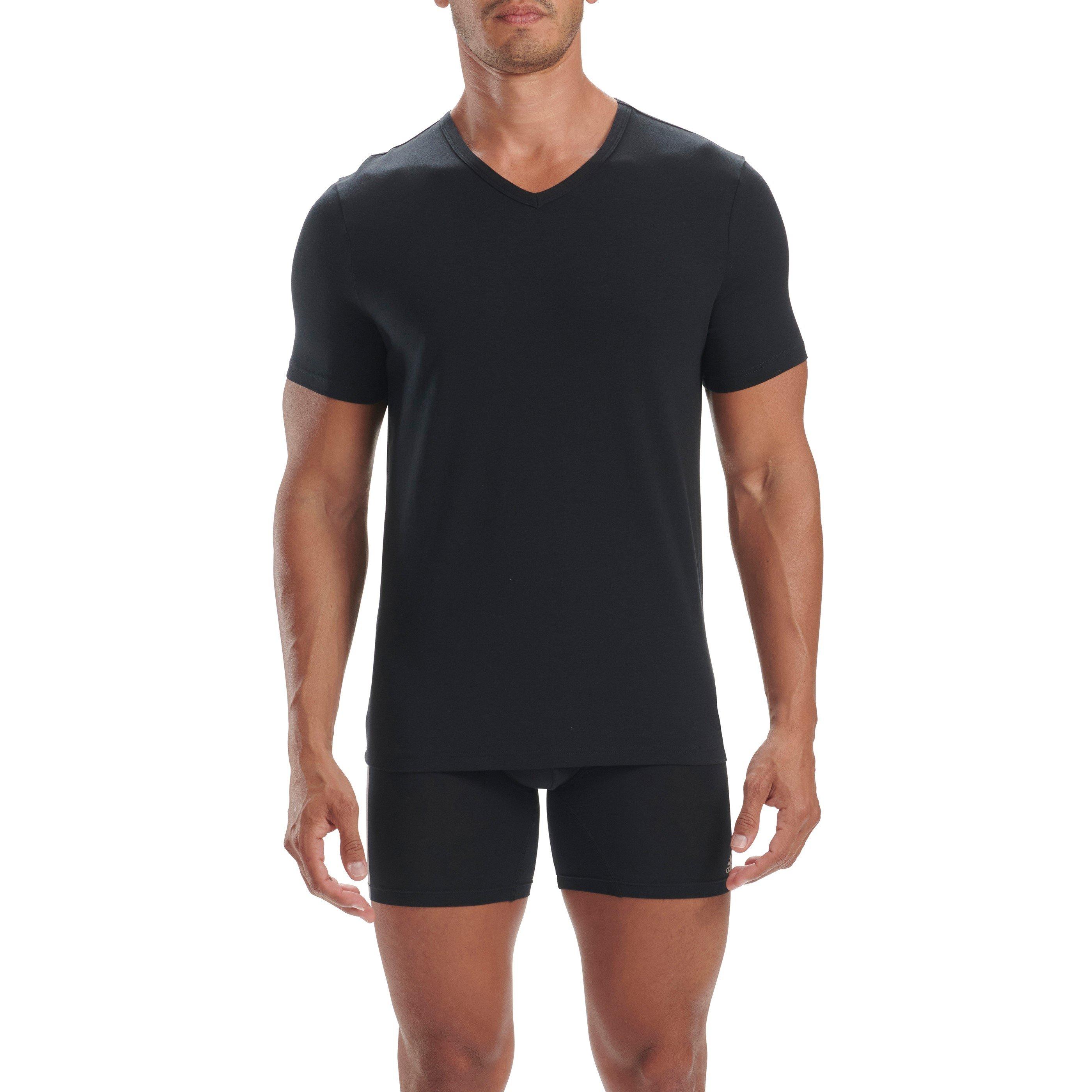 adidas Active Flex 2 Pack Cotton T Shirt Mens