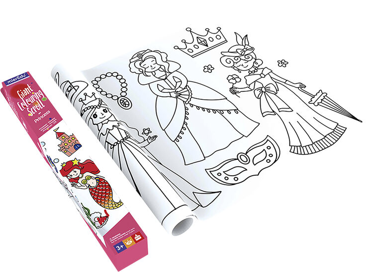 mierEdu mierEdu - Kæmpebanner til farvelægning - Prinsesser