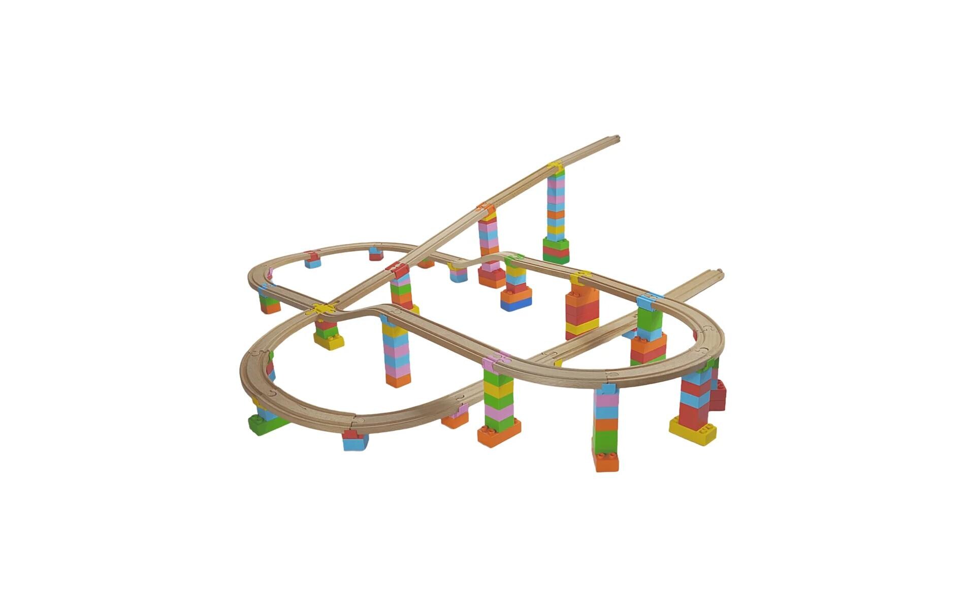 TrackConnectors – all inclusiv Set Small32 Bio-Schienen- und Steine-Verbinder
