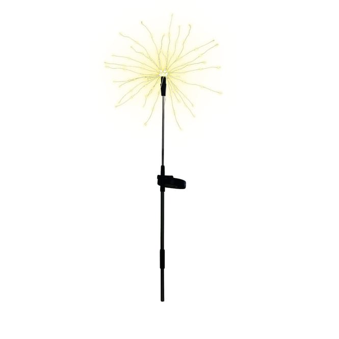 Solar LED Gartenstecker - Feuerwerk - aus Kunststoff - ca. 26 x 80 cm