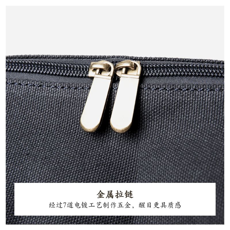 Wavecho - Canvas Crossbodytas met gesp
