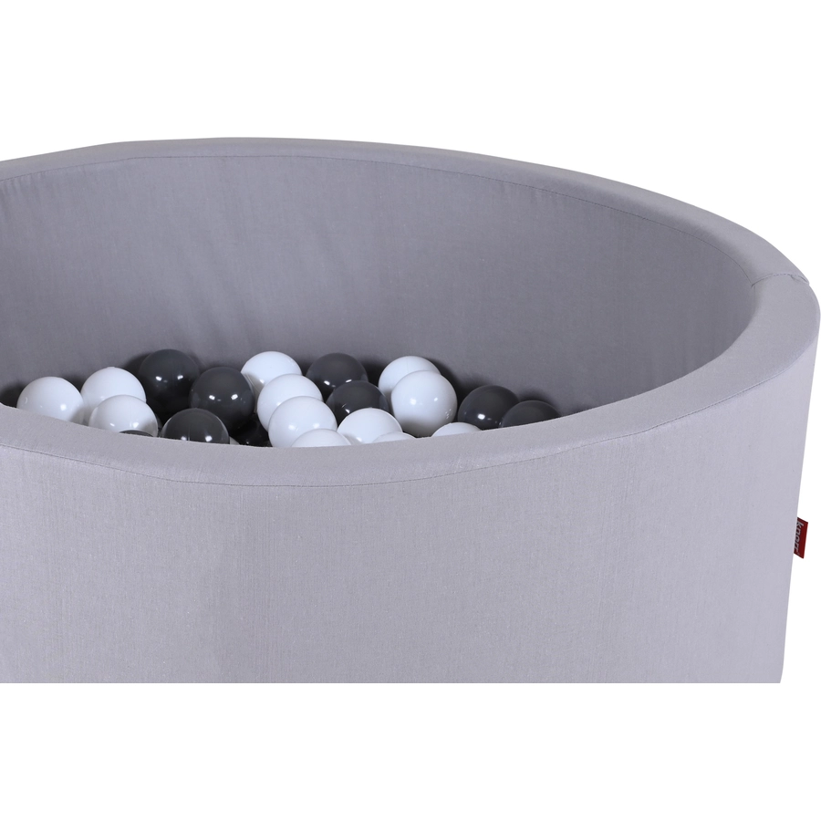 knorr toys® Bällebad soft Grey - 100 balls greywhite grau