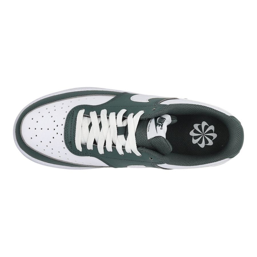 Nike Chaussures Court Vision Low Next Nature - Vert/Blanc Femme