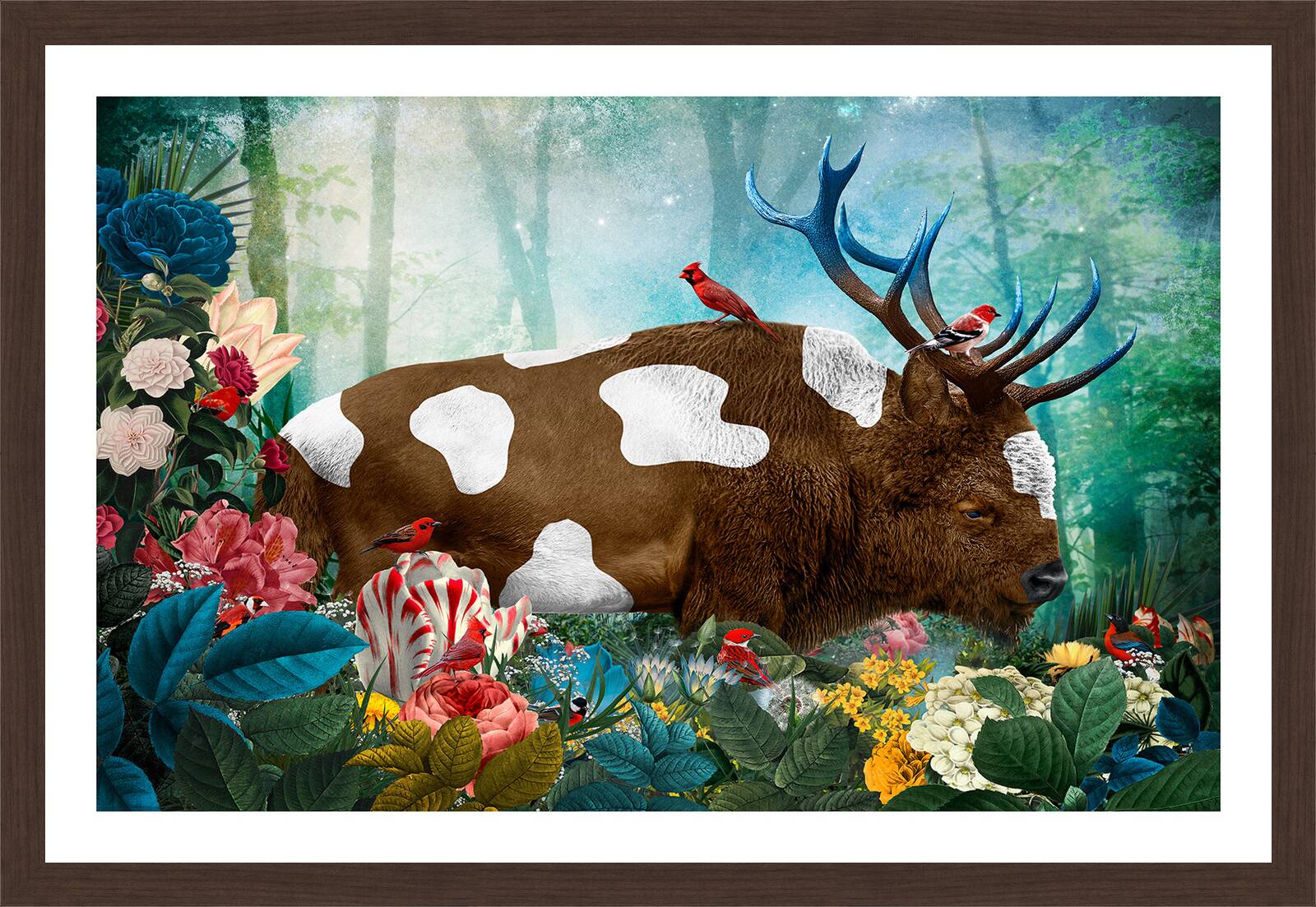 Cervus Bos Bovinae Paradisus by Andre Sanchez - Open Edition.