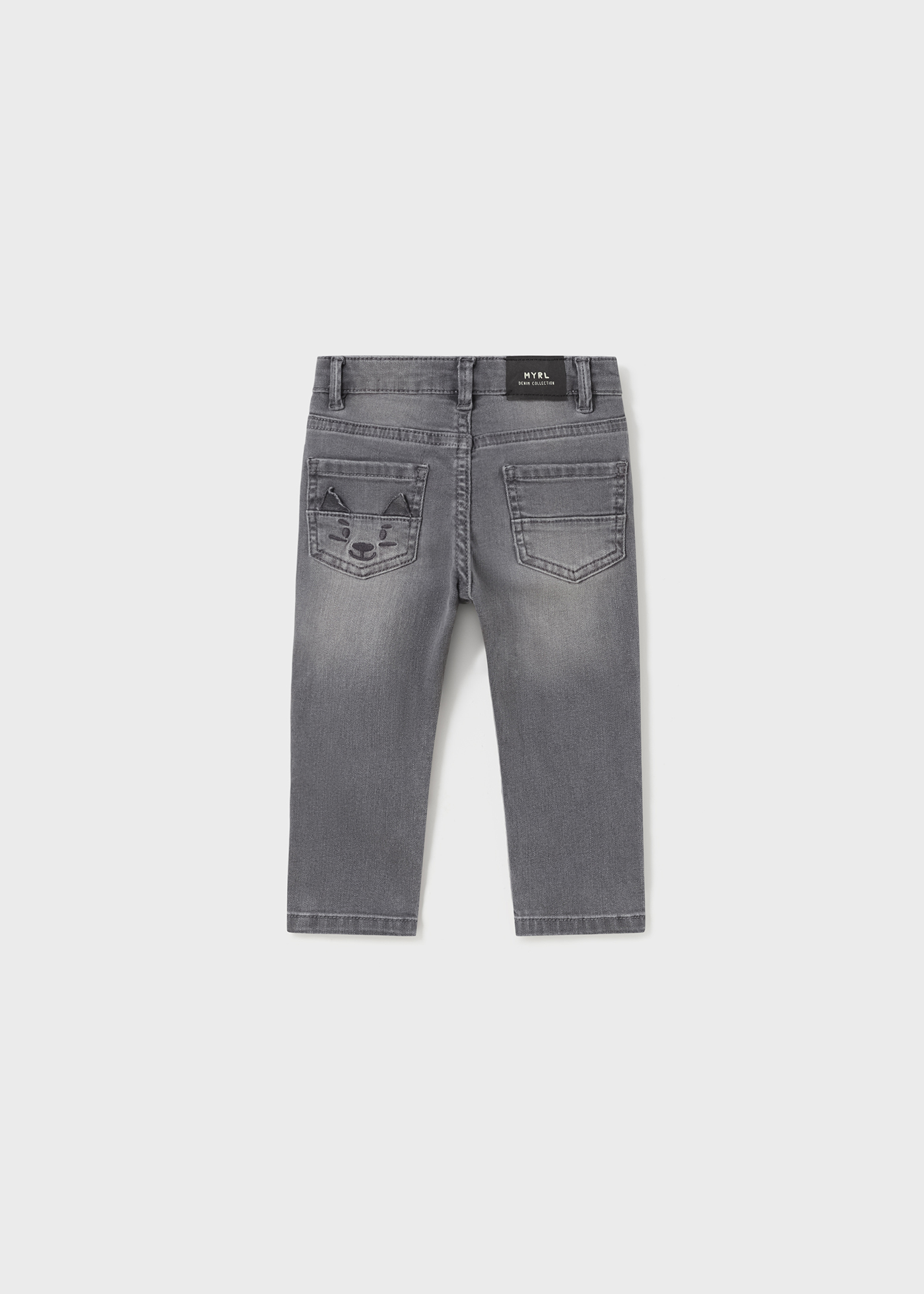 calça jeans bordada Better Cotton para bebês