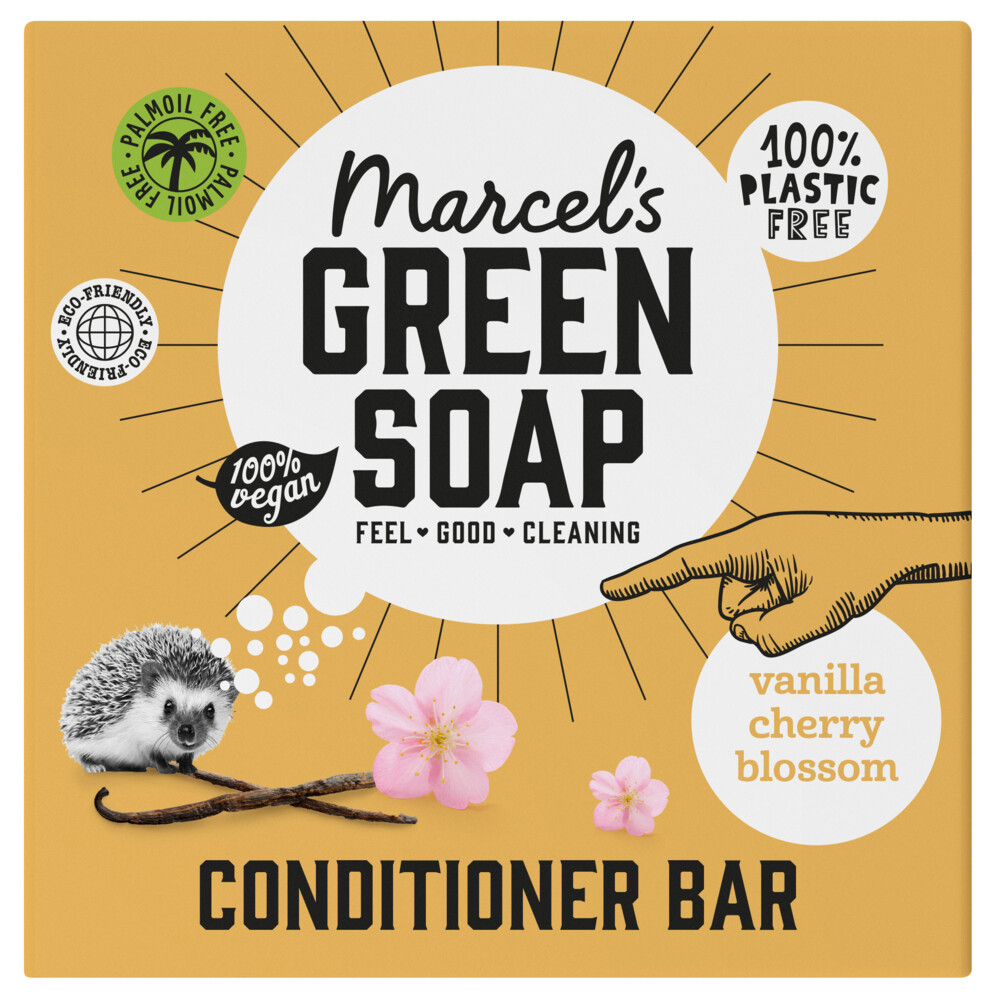 Marcel's Green Soap Conditioner Bar Vanilla & Cherry Blossom60 gr