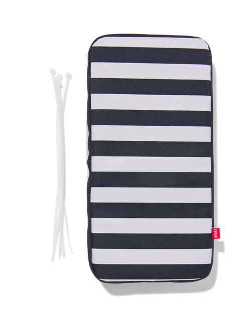 coussin pour porte-bagages 32x16x4 rayures