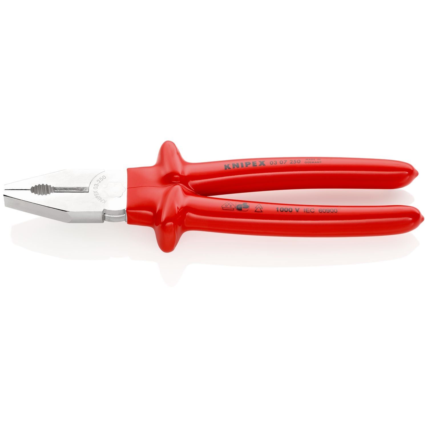 Knipex 03 07 250 Combitang VDE 250mm dompelisolatie | verchroomd