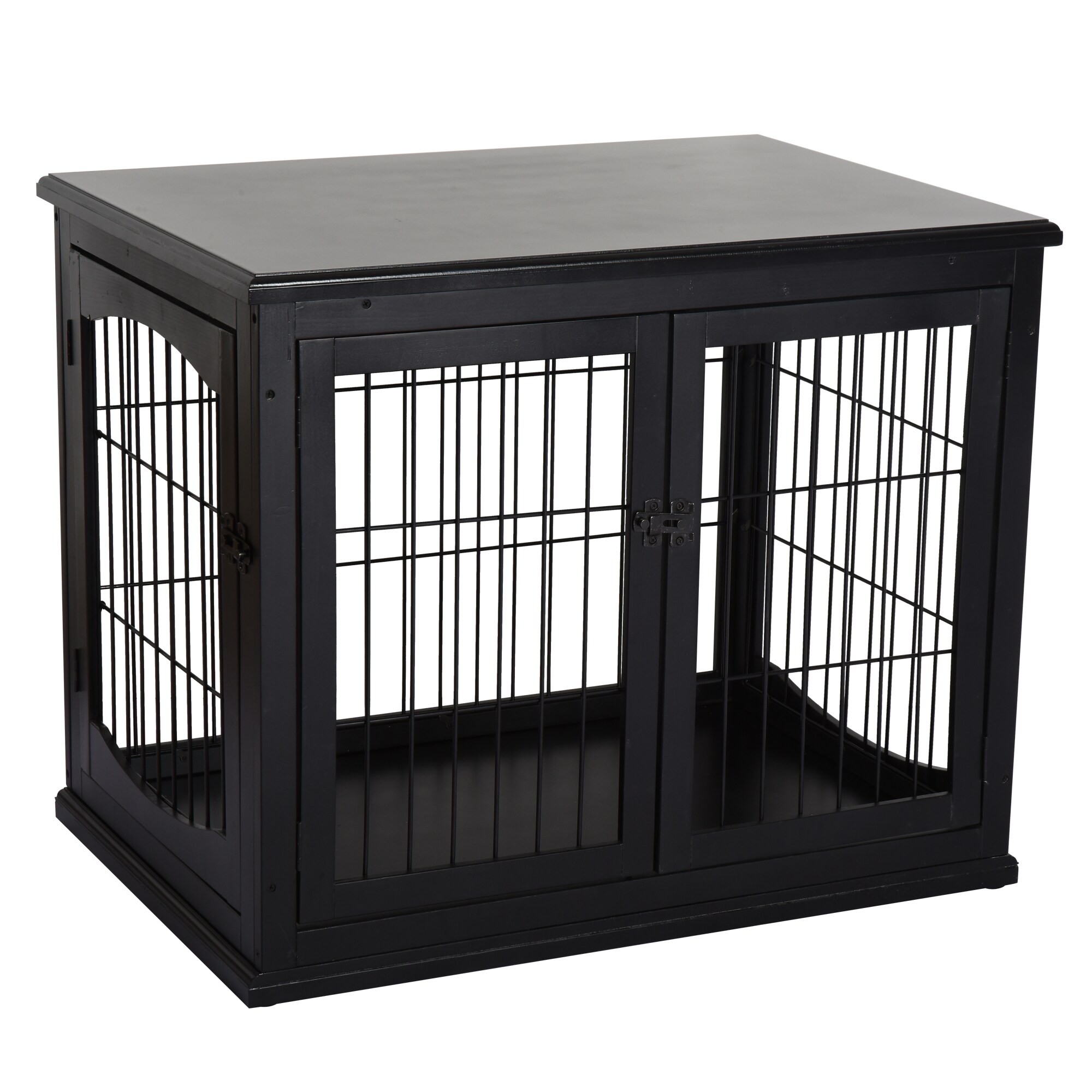 PawHut Hundekäfig mit 2 Türen 81 x 58,5 x 66 cm (BxTxH)