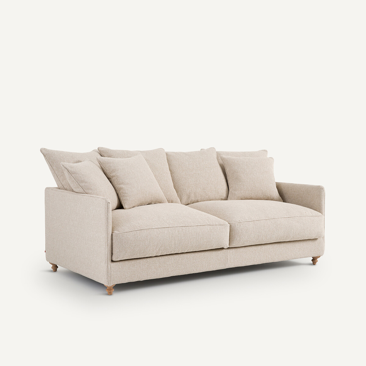 AM.PM<br>Sofá conversível de 3 lugares bouclette, Lazare